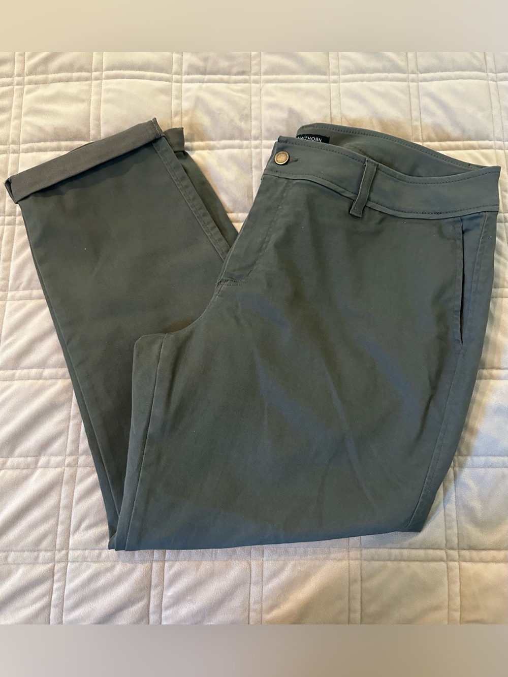 41 Hawthorn Women’s Olive Green Chino pants 18W
